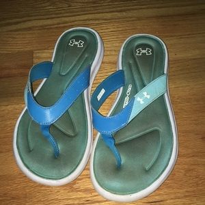 Under Armour flip flops